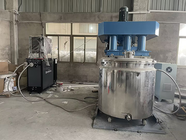 仿石漆生產(chǎn)物料混合反應(yīng)釜專(zhuān)用油溫機(jī)